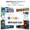 TOSCiDO Tablet 10 Inch 8 Core Android 12,4GB RAM,64GB,8000 mA Battery,Dual SIM 4G LTE,WiFi,BT5.0,GPS,Google GMS Certified Tablet PC With Tablet c
