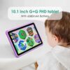 YOTOPT 10" Kids Tablet, Android 13.0, 19GB RAM 128GB ROM (SD Expandable), Parental Controls, HD IPS Screen, Quad Core, 5MP+2MP, WiFi, Bluetooth,
