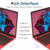 AOCWEI Laptop Computers Win 11 14" 6GB RAM 256GB SSD 1920x1080 FHD Traditional Laptop 2.4G+5G WiFi Bluetooth 4.2 Full Metal Notebook with Wireles