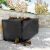 Sturdy Covers Deck Box Defender Cover - All-Season Outdoor Deck Box Cover (Black, Large)