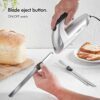VonShef Electric Carving Knife With Two Serrated Blades For Multi-Purpose Use, Ergonomic Handle Plus Low Vibration & Noise For Your Comfort, Meat