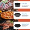 ZENMAG 8 Inch 13 pcs Air Fryer Accessory Set Suitable for Cosori Ninja Salter Tefal 4.2L—5.5L, Philips 6.2L-7L, Tower 5L—5.7L, Set of 13 Includin