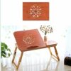 Utility Tables Foldable Laptop Bed Table For Game, Portable Standing Desk, Kid Floor Low Table, Breakfast Tray, Wooden Picnic Table, Multipurpose