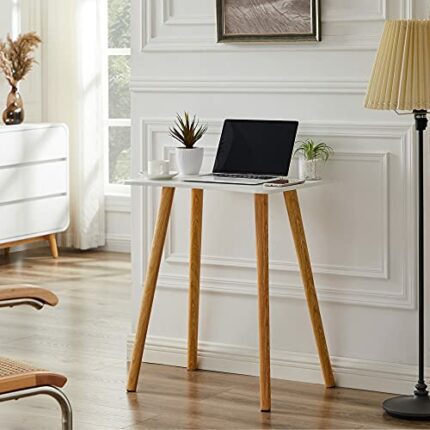 Laptop Desk Writing Desk Wooden Home Office Console Modern Minimalist Dressing Table Can Be Used As Computer Desk/Study Desk/Writing Desk/Game Ta