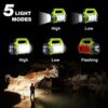USB Rechargeable Portable Searchlight Torch Multi-Functional Camping Lantern, Waterproof LED Spotlight Searchlight