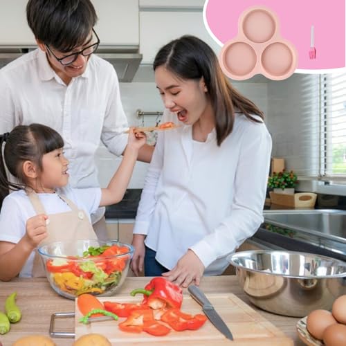Reusable Air Fryer Egg Mould, Air Fryer Cake Moulds, Air Fryer Egg Pan, Ilicone Muffin Trays Baking, Air Fryer Baking Cooking Accessories for Cat