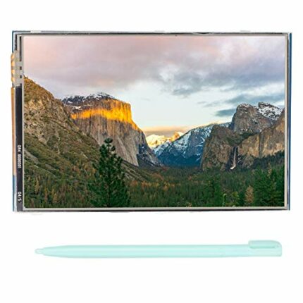 Computer Monitor, Ultrathin Portable 3.5 inch HD IPS 480x320 Resolution Backlight LCD TFT, Wide Viewing Angle 178°, Colorful Touch Screen Display