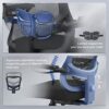 ZASTION LANDOMIA Ergonomic Office Desk Chair - Mesh Office Chair with Flip up Arms & Adjustable Back Height - Comfortable Computer Task Chairs wi