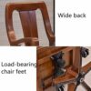 Mu Office Chair Children's Desk Chair Office Chair Home Computer Chair Boss Chair Lift Computer Desk Chair (Color : Brown, Size : 62X51X100Cm)
