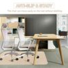 Floor Chair Mat Adhesive Non-Slip Office Home Desk Chair Mat Carpet Floor Scratches Protector