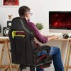 XIAOJUN Adjustable Backrest with Backrest Foot Pad Aluminum Alloy Office Chair Internet Lazy Lounge Chairs Game Computer Chair