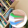 WAYERTY Tree Desktop Bookshelf Storage Rack,standing Book Organizer Shelf Simple Open Study Organizer Bookcase Office Home Decor Space Brown 31x1