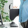 WANGFENG Ergonomic Keyboard Drawer, Under Desk Keyboard Tray Support Sliding Keyboard Stand with Swivel Mouse Platform for Home or Office