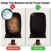 2 Pack Air Fryer Silicone Liners, Reusable Square Silicone Air Fryer Liner, Kitchen Accessories, Replacement for Disposable Parchment Paper Liner