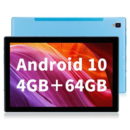 YOUXD Android 10.0 OS Tablet 10 inch 4G LTE 5G WiFi Unlocked Tablet with SIM 4GB RAM 64GB ROM Octa core processor Camera support Netflix Youtube