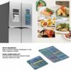 Air Fryer Cooking Times Chart, 2Pcs Air Fryer Cheat Sheet Kitchen Fryer Magnet Sheet Cooking Frying Time Reference Guide Compatible with All Air