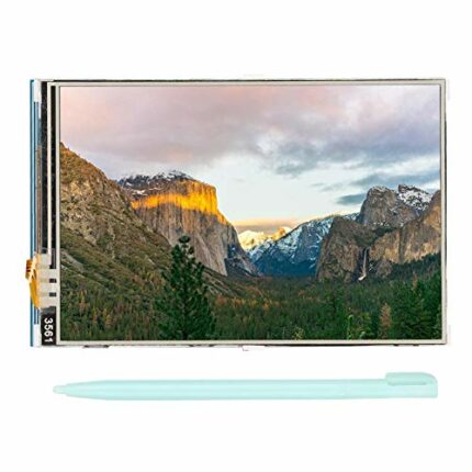 Plyisty 3.5 Inch Touchscreen Monitor for Raspberry Pi, 480x320 Resolution Resistance Colorful TFT LCD Touch Screen Monitor, Portable Display for