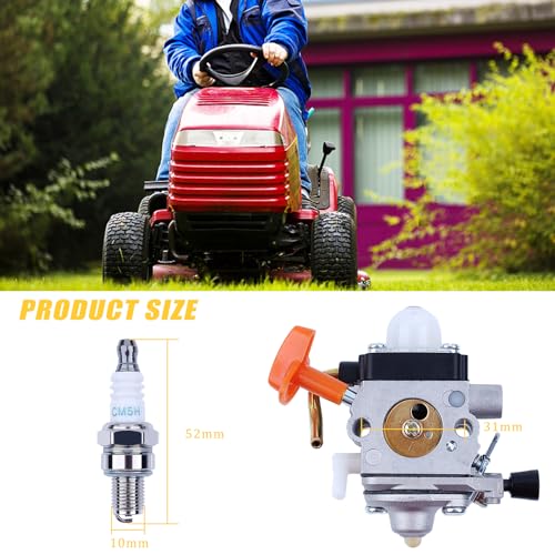 Haishine Carburetor Kit for STIHL FS87 FS87R FS90 FS90R FS100 FS110 FS110X FS130R FS130 HL100 KM90 KM100 Carburetor String Trimmer Brushcutter La