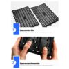 Tree Trunk Protectors Tree Bark Protector Tree Trunk Guard Plastic Tree Trunk Cover Guard Plant Tree Bark Protector for Trimme 3pcs Black