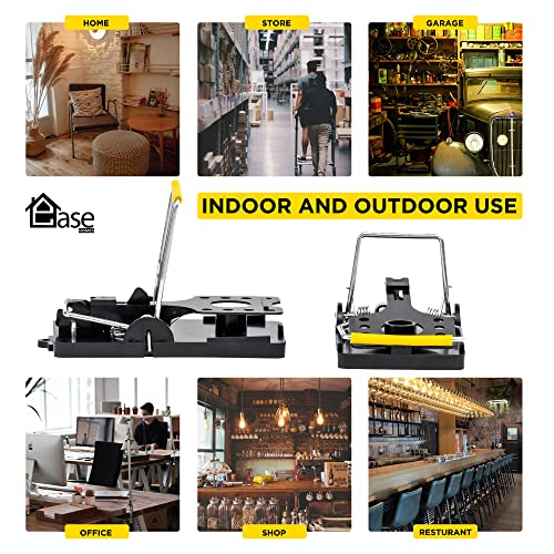 Ease Homes Rat Traps - 2 Large Heavy Duty, Rat Traps that Kill Instantly with gloves Trigger Mechanisms Mouse Traps, Easy Set-up Mouse Traps for