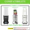 AUMUA Spare Blade for NutriBullet 1200 Series Blender, 6 Fins Replacement Blade Part Compatible with NutriBullet 1200W Balance/Lean Extractor