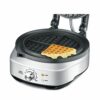 The Sage No-Mess Waffle Maker, Brushed Stainless Steel, BWM520BSS