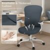 AONELAS Ergonomic Office Chair, Breathable Mesh Computer Chair for Home Office, High Back Desk Chair with Flip-up Arms and Adjustable Height