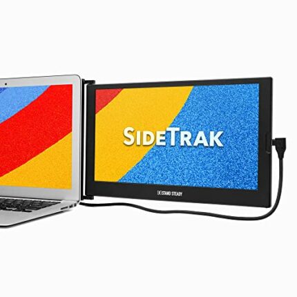 SideTrak Portable Monitor for Laptop 12.5” FHD 1080P IPS Attachable Laptop Screen | Efficient USB Power | Compatible with Mac, PC, Linux, Chromeb