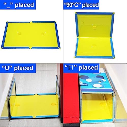 Pest Sticky Boards - 5 Pack Glue Traps Pads Multi-Use Sticky Boards for Kitchen Garden Indoor Outdoor