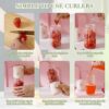 XPJBKC Portable Blender, Mini Blender with 6 Metal Blades, 600ML Smoothie Blender with USB Rechargeable, Multifunction Juicer Blender for Fruit,