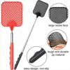 Wancala 3pcs Fly Swatter, Fly Killer Bat with Long Handle, Fly Zapper Racket ，Fly Swatter Plastic Spider Catcher Mini Fly Swatter Insect Catcher