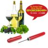 2-in-1 Air Pressure Wine Opener with Foil Cutter Wine Bottle Opener Easy-Open Air Pump Wine Opener Portable Travel Wine Corkscrew Handheld Wine C
