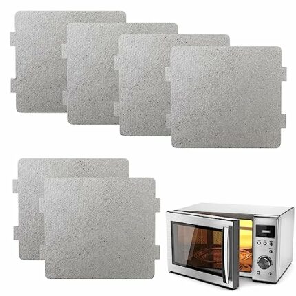 6 Pcs Microwave Oven Mica Slice Premium General Mica Sheet, Heat Resistant Insulated Microwave Replacement Repairing Accessories Compatible with