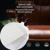 DLOETT Genuine Leather Home Solid Wood Swivel Chair Office Reclining Executive Chair Computer Mini Massage Chair (Color : Rosso)