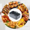 4Pcs Air Fryer Silicone Liners for Ninja Dual Air Fryer, Non-Stick Air Fryer Basket Accessories for Ninja DZ201/ DZ401 8-10 QT, Reusable Silicone