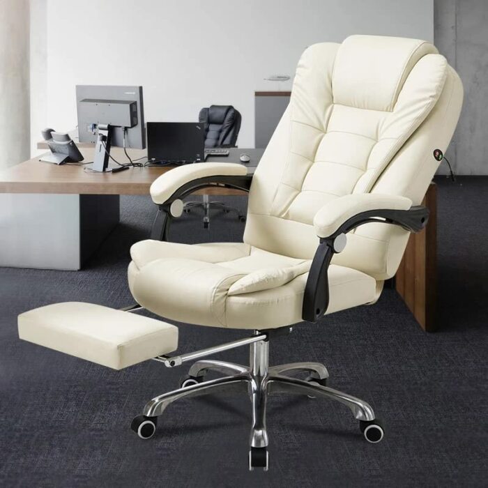 CZDYUF Office Chair Multifunction Office Computer Chair Swivel Reclining Boss Chair Household Study Room