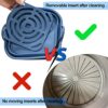 Silicone Air Fryer Liner, Tower Air Fryer Accessories， 8.3Inch Square Air Fryer Basket, Air Fryer Silicone Liners Reusable, 2Pcs Foldable （Bule a