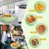 Silicone Air Fryer Liners 2Pcs Reusable Air Fryer Silicone Pot Air Fryer Accessories, Replacement for Disposable Parchment Paper Liner Silicone B