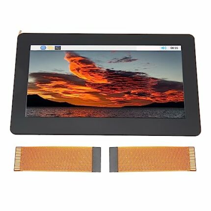 Airshi DSI QLED Display, 4.3 Inch 160 Degree IPS QLED Visual Backlit Dimmable Touch Screen for Motherboard