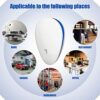 Ultrasonic Pest Repeller(6 Pack), Electronic Mouse Repeller Plug in Bug Repellent for Indoor Pest Control for Mice, Mosquitoes, Spiders, Cockroac