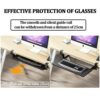 WANGFENG Desk-Clamp Keyboard Tray, Desk Extender Easy to Install on Any Work Surface, Sturdy Metal Clamp Easy to Assemble for Home or Office