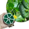 SZXMDKH Garden Tie Wire 50m Plant Twist Ties Wire with Cutter 164 Feet Garden Twist Tie Garden Wire Green Plastic Coated String for Climbing Plan