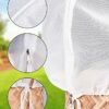 Abimars Garden Fleece Bags for Plants large, 2 Pack 1.5 x 1.5m 80gsm Horticultural Fleece for Plants, Plant Fleece Frost Protection Jackets, Non-