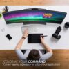 ViewSonic VP3881 38-inch WQHD+ IPS Curved Professional Monitor with 100% sRGB, Delta E<2, Hardware Calibration, HDR10 support, USB Type-C, HDMI,