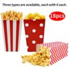 18Pcs Popcorn Boxes, Small Paper Box, Favours Gift Box, Mini Paper Candy Containers for Movie Nights, Carnival, Parties, Theater& Parties