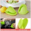2 PCS Ninja Air Fryer Liners, Reusable Silicone Pots BPA Free with Silicone Gloves for Air Fryer, Oven, and Microwave