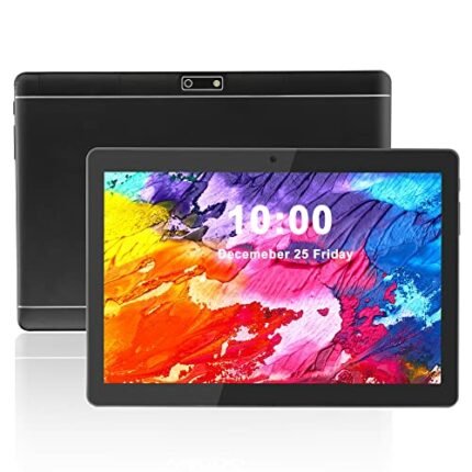 Veidoo Android Tablet 10 inch, 2 GB RAM 32 GB Tablets 10.1 IPS Touch Screen Quad-Core Dual Camera Bluetooth WiFi 3G Phone Call Tablet PC (Black)