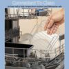 Aohcae Air Fryer Rack, 304 Stainless Air Fryer Shelf with 4 Skewers and Brush,Air Fryer Rack Compatible with Ninja Tower Dual AF300UK AF400UK Air