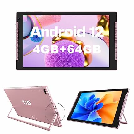 10.1 inch Tablet, Android 12 Tablets, 4GB RAM,64GB ROM(512GB Expandable), HD IPS Screen,2MP Front Camera,8MP Rear Camera,Wi-Fi, Bluetooth 5.0, 60