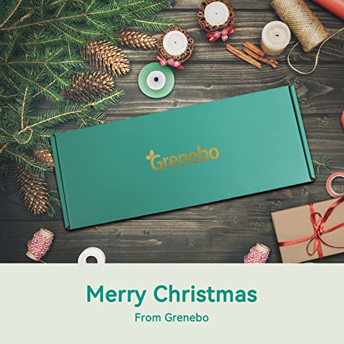 Grenebo Gifts for Mom - Best Ever Gifts for Mom from Daughter or Son, Unique Gift Ideas for Mom,3 Pieces Garden Tools Gardening Tools with Wood H